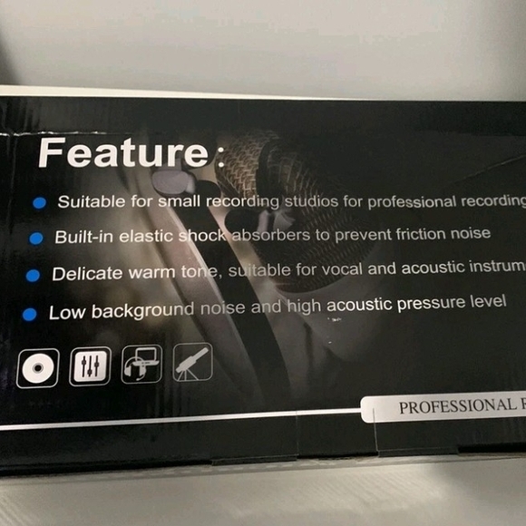 Professional Condenser Microphone - Black - Picture 5 of 5